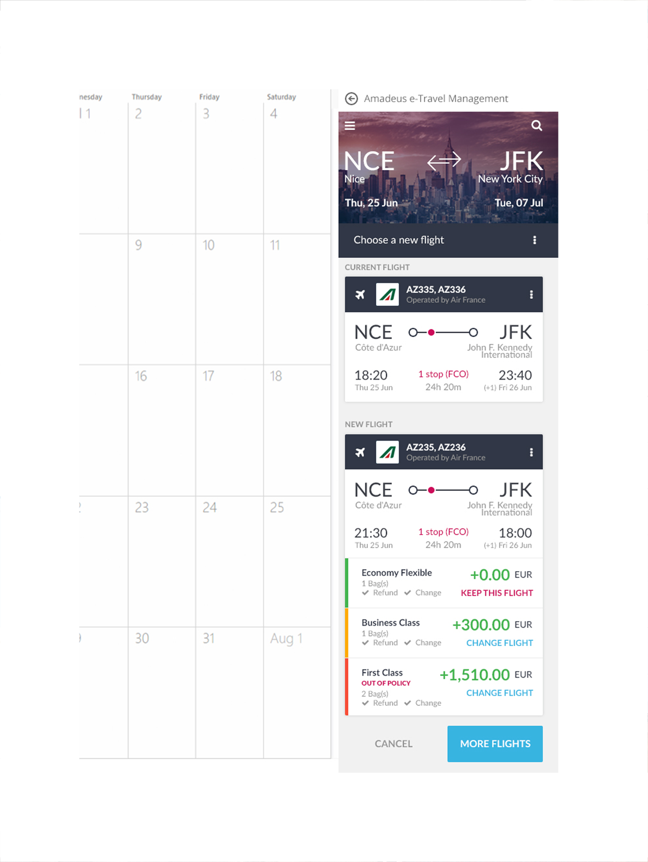 Amadeus Outlook Integration