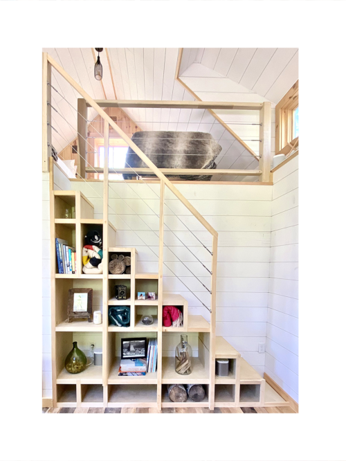 Bunkhouse Shelf Stairs